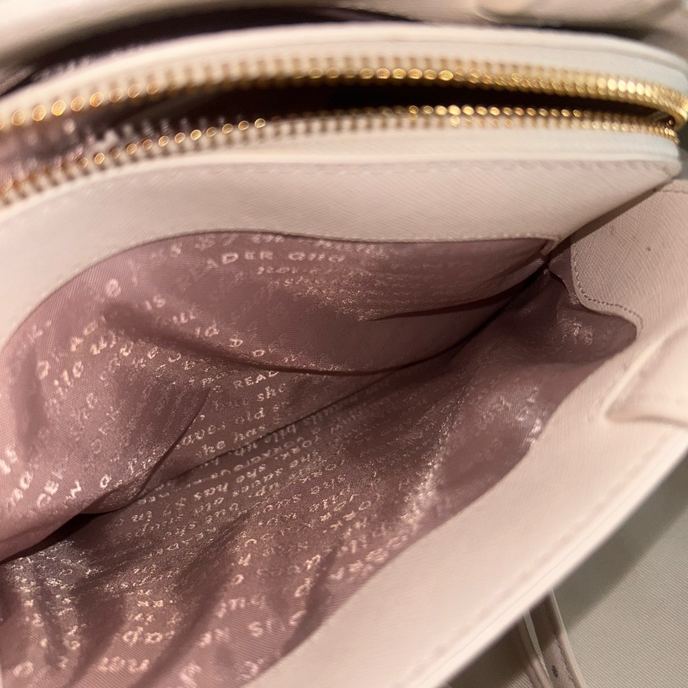 Kate Spade White and Pink Floral Women's Bag - Picture 4 of 9